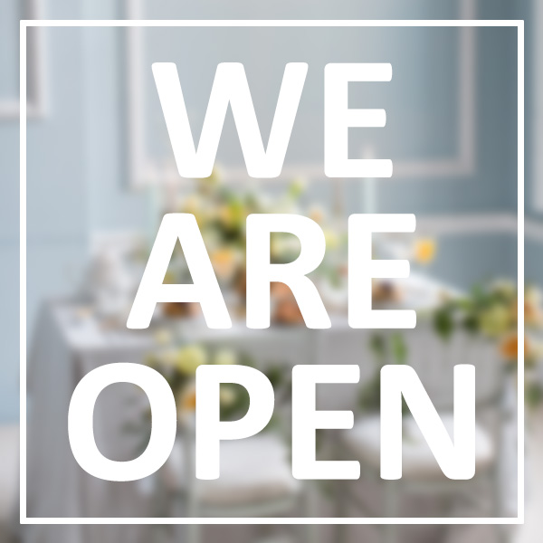 We Are Open