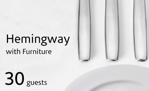 Hemingway With Furniture For 30 Guests 483X295