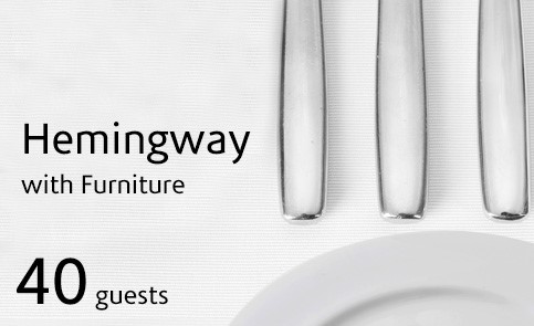 Hemingway With Furniture For 40 Guests 483X295