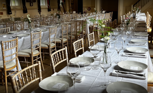 table and chair hire london