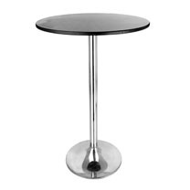 Black Trumpet Posuer Table - 70cm Dia - 110cm Tall