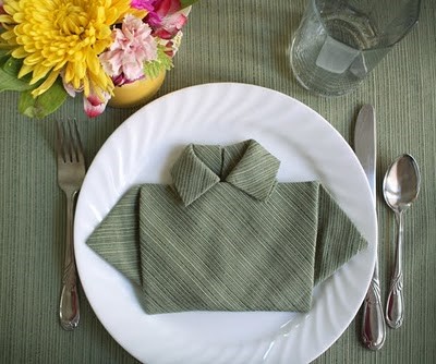 Five Creative Napkin Folding Ideas 5