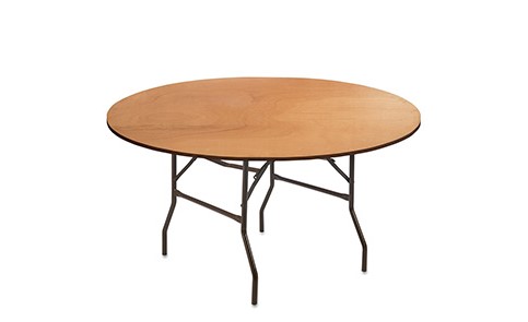 Round Table 5 6 Folding Legs, Round Function Tables