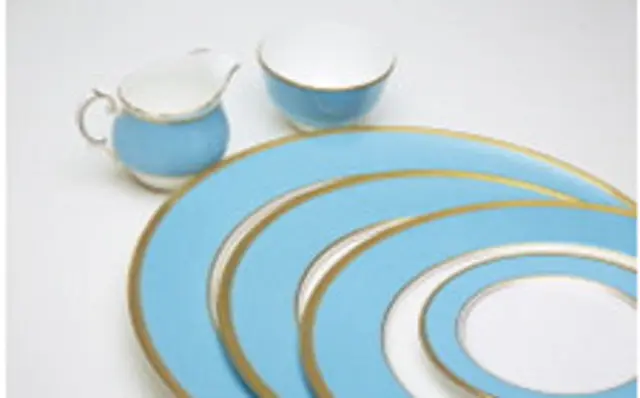 Blue plate cup