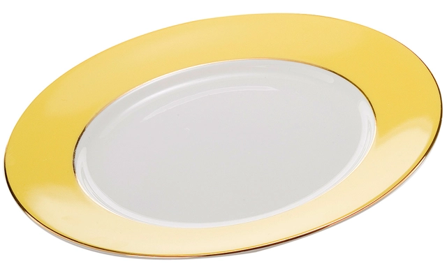 Coloured Rim Plate - Mulberry 30cm - Allens Hire